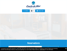 Tablet Screenshot of costadomarhotel.com.br